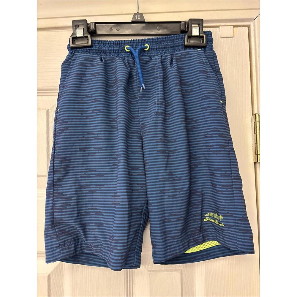 Eddie Bauer Boys Hybrid Blue Shorts Swimming Short Size S (7/8). Casual